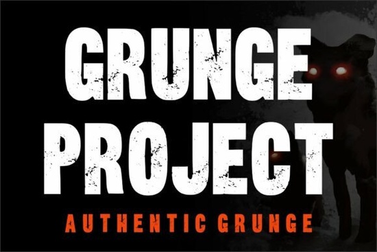 Grunge Project Font